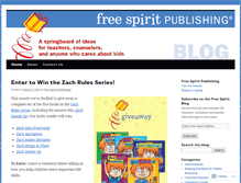 Tablet Screenshot of freespiritpublishingblog.com